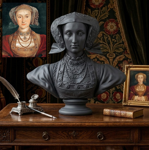 Anne cleves bust statue - of,