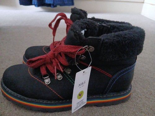 Kids black rainbow - m&s,