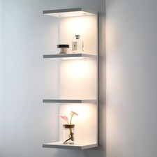 29" 4-Tier LED Floating Shelf