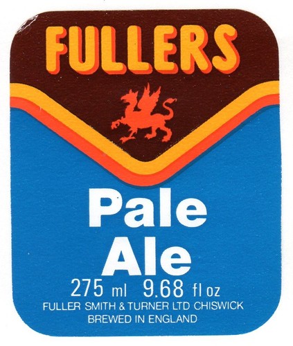 Beer label fullers - beer, label: