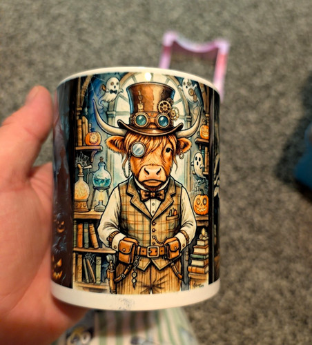 Halloween highland cow - highland, novelty