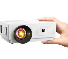 Mini Projector,Cibest HD 1080P , 15000 Lumen iOS/Android Phone/Tablet/Laptop/PC