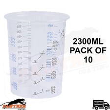 10X Paint Mixing Cups 2300ml
