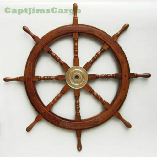 Brass nautical big ship - 36",