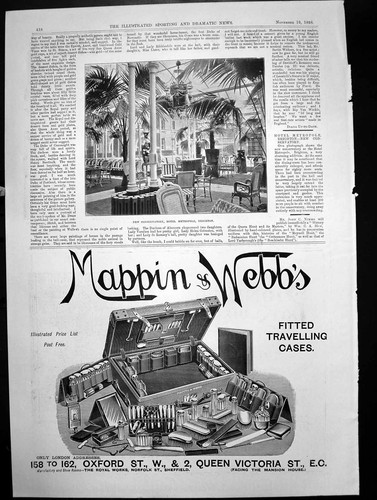 Antique old print - old, new