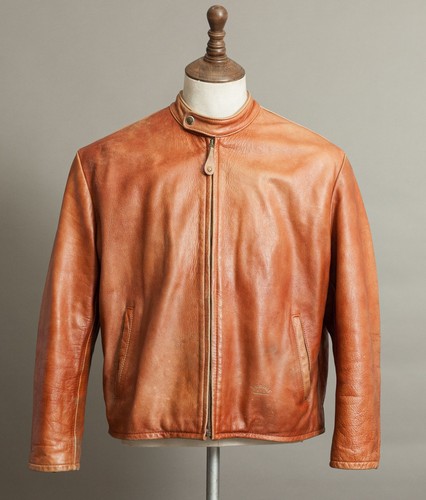 Vintage schott leather cafe - leather,