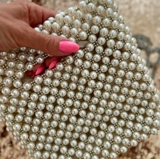 Zara Pearl Beaded Bag, BNWOTS