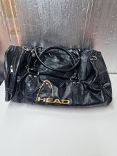 Monte Carlo HEAD Sports Holdall Bag - Black Gold Vgc 