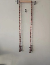 Glass Ribbon Bead with Tassel