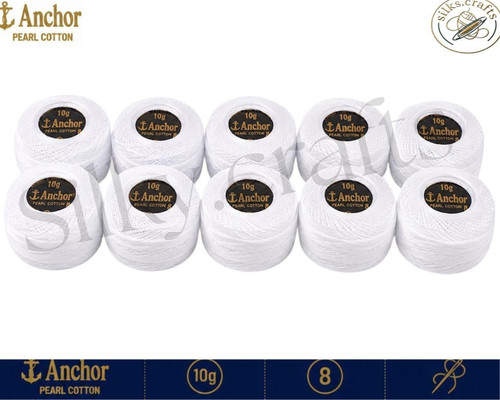 Anchor white crochet - anchor,