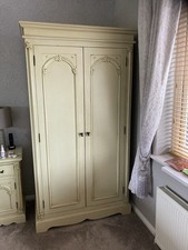 French Style Single Two Door Wardrobe Bedroom Furniture