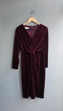 Hobbs London Burgundy Velvet