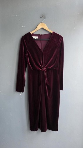 Hobbs london burgundy velvet - london,