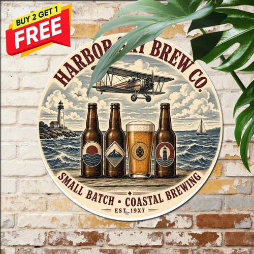 Brewery vintage tin sign - brewery,