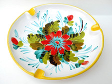 ITALIAN Large Pottery Ashtray