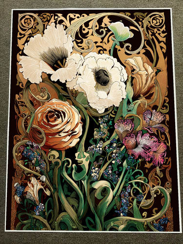 Ornate art nouveau - ornate,