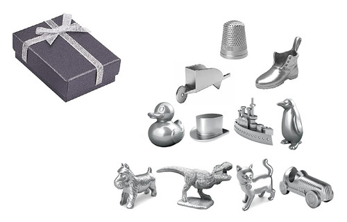 Monopoly game tokens - game, pieces