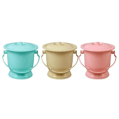 Chamber pot with lid spittoon - with,