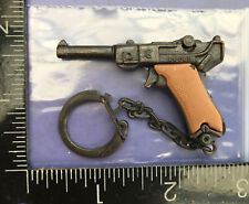 VINTAGE KEY RING Luger Gun Pistol Relvover made in Hong Kong