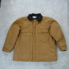 WearGuard Mens Extra Large Canvas Workwear Jacket Cord Collar Utility Coat Work