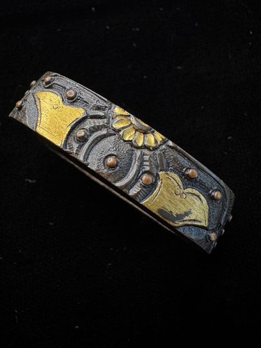 Japanese shakudo fuchi - shakudo,