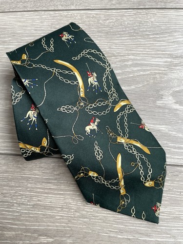 Vintage 100 silk equestrian - silk,