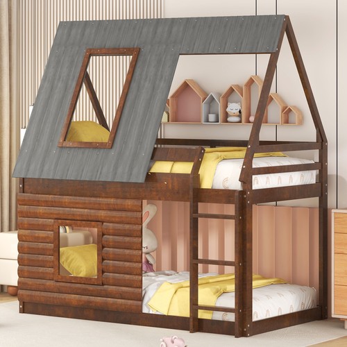 Twin over bunk bed - over,