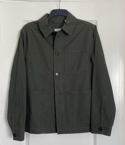 Men green khaki overshirt - green,