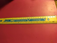 British Railways/ BTP Railway Safety 12" Ruler. Good Condition See Pictures
