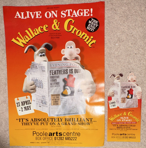 Wallace gromit alive stage - wallace,