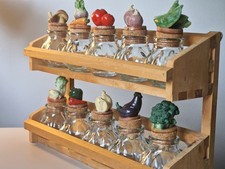 Vintage Wall Mount Spice Rack