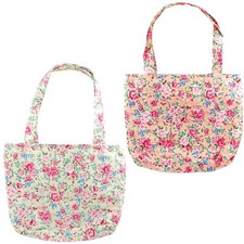Little Girls Hand Bag Toddlers Children Kids Cute Floral Cotton Tote 2-10 Years