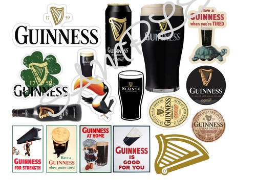 Guinness edible icing - icing, a4