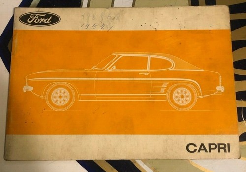 Ford capri maintenance use - capri,
