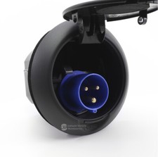 Round 230v 16a Mains Inlet