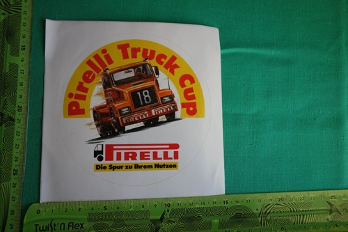Old sticker pirelli truck cup - truck,