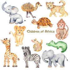 Children of africa A4 wall