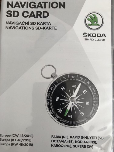 Skoda navigation card - sd,
