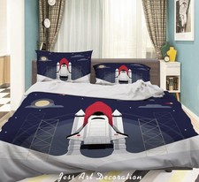 3D Planet Rocket Astronaut