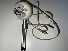 Blue Snowball Wired USB Microphone White For Podcasts Streaming TESTED