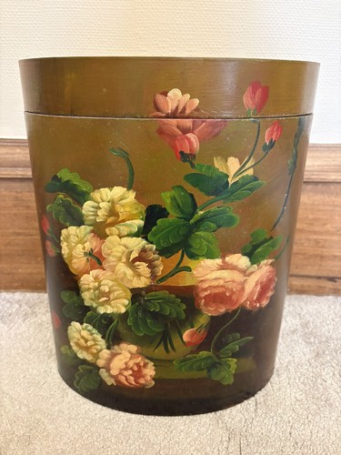 Vintage hand painted wooden - vintage,