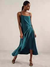 Reiss Zoey Drape Detail Dress