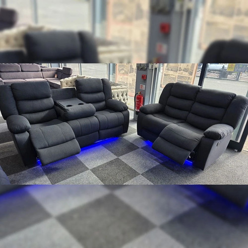 Fabric electric recliner - electric, sofa