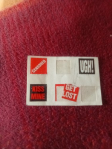 Vintage 1990s mini stickers - ,