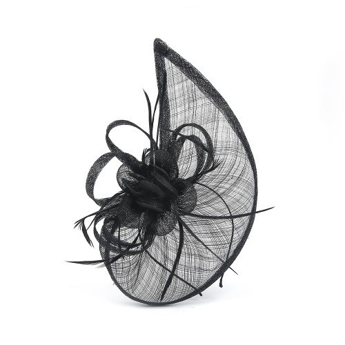 Elegant teardrop fascinator - elegant,