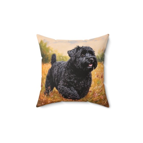 Black russian terrier spun - russian,