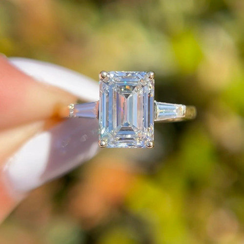 Carat emerald lab grown - 3.50,