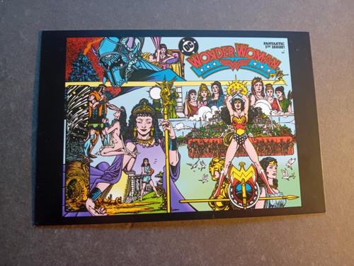 Wonder woman postcard - wonder,