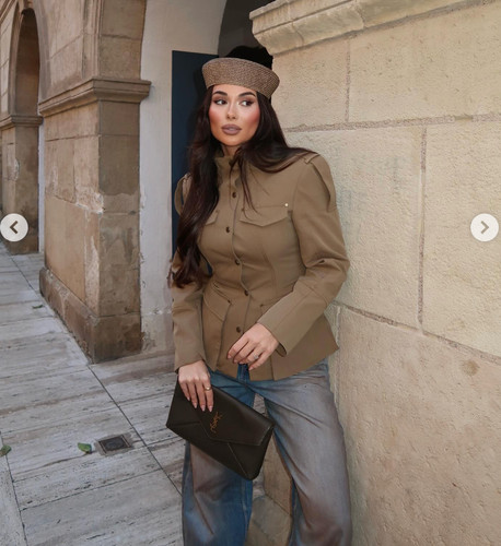 Zara new woman army style - army,