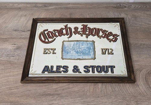 Vintage pub advertising mirror - pub,